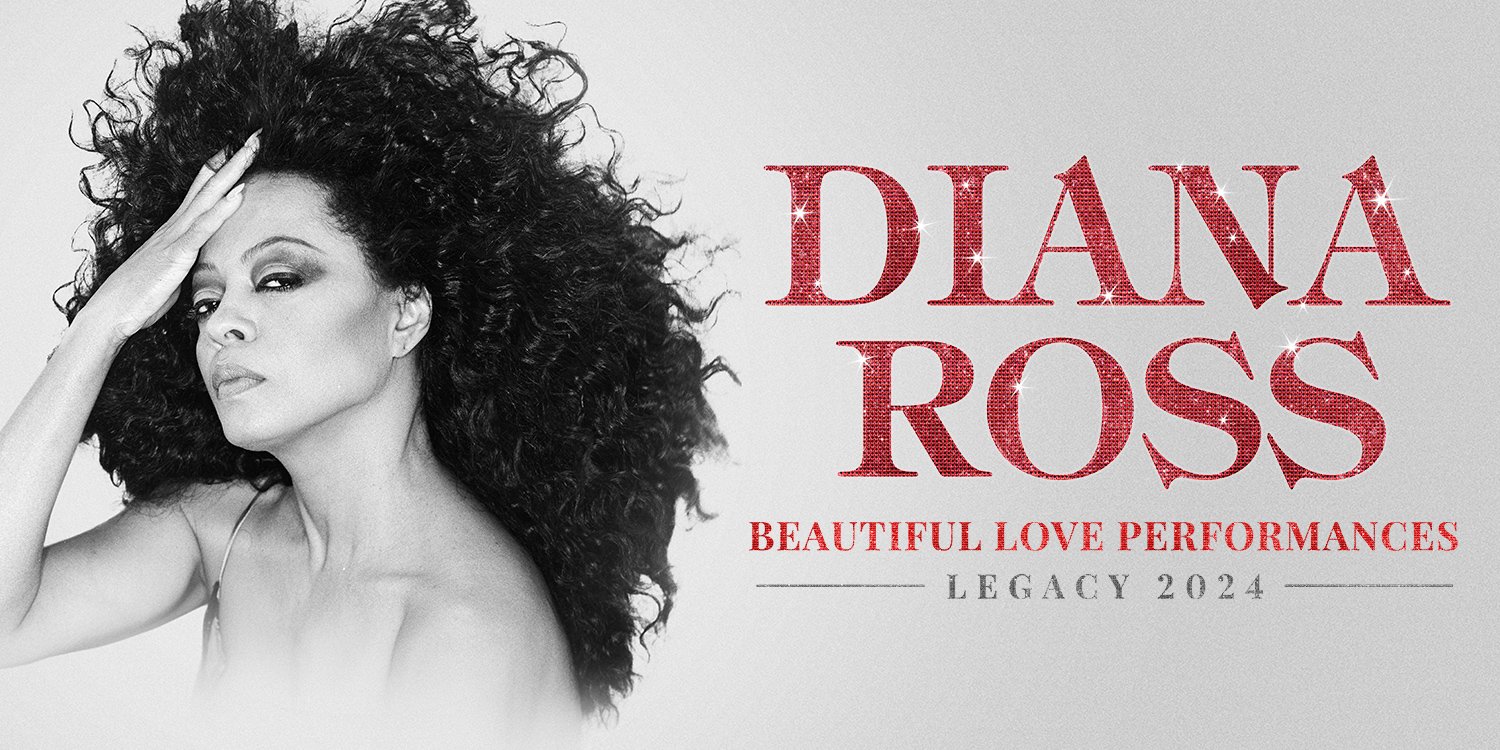 Experience the legendary Diana Ross live in concert on her 2024 tour. Get ready for a night of glamour, timeless hits, and unforgettable performances from the iconic queen of Motown.