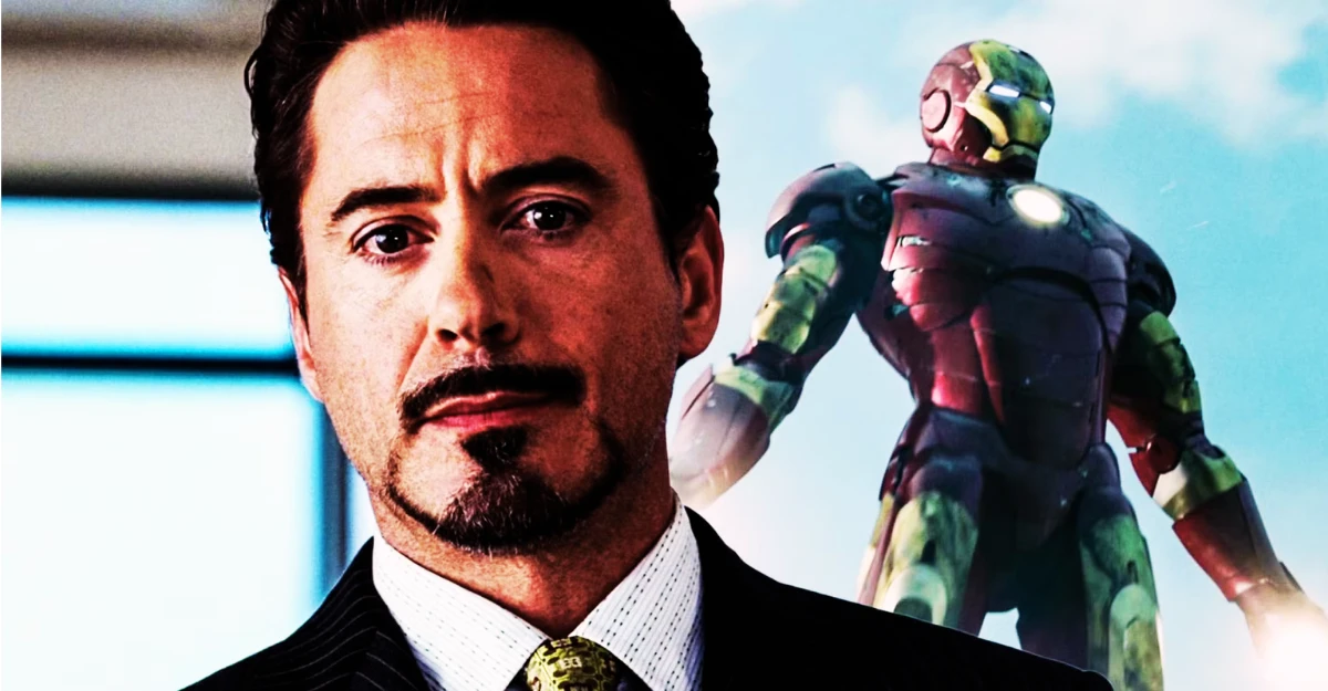How Did Tony Stark Become Iron Man - Mark I armor in the cave